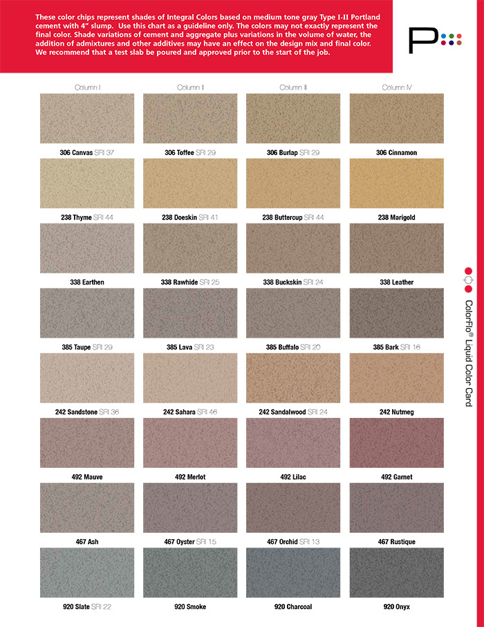 Butterfield Color Chart