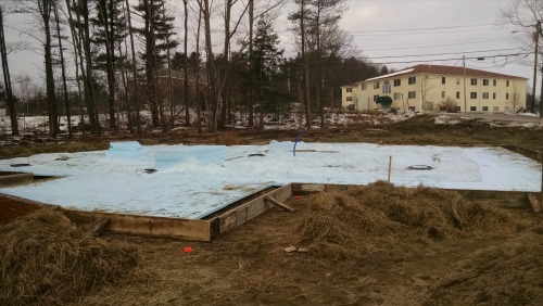 Augusta Maine concrete slab