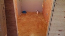 concrete floor staining in Bar Harbor, Me