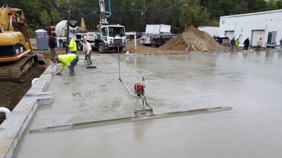 Concrete floor in Freeport Me