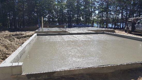 Concrete floor in Harpswell, Me