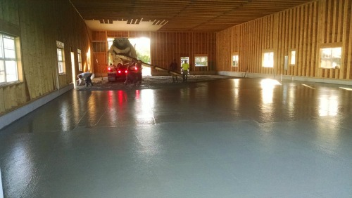 Concrete floor in Brunswick Me