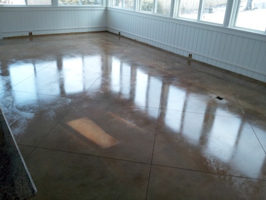 Concrete Floor Stain Maine Concrete Staining Contractor