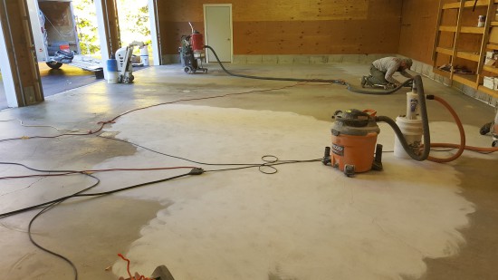 Epoxy floor in Lisbon, Me.