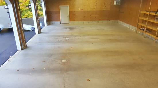 Epoxy floor in Lisbon, Me.