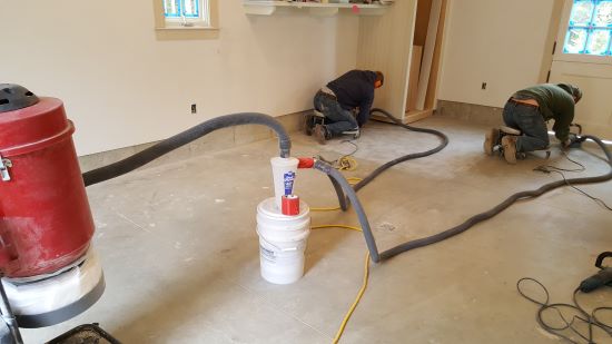 Epoxy floor in Topsham Maine