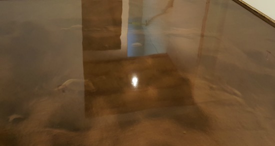 Reflector enhancer epoxy floor in Maine