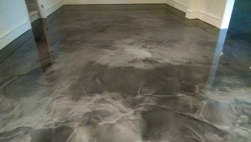 Reflector enhancer epoxy floor coating
