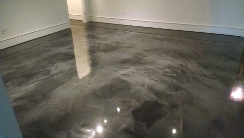 Reflector enhancer epoxy floor in Falmouth, Me.