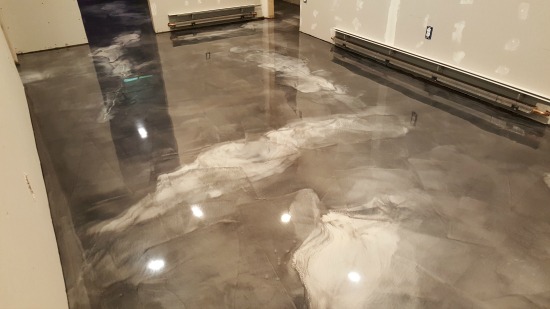 Reflector enhancer epoxy floor in Maine