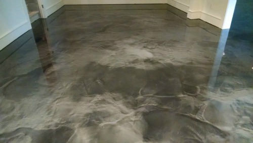Reflector enhancer epoxy floor in Maine