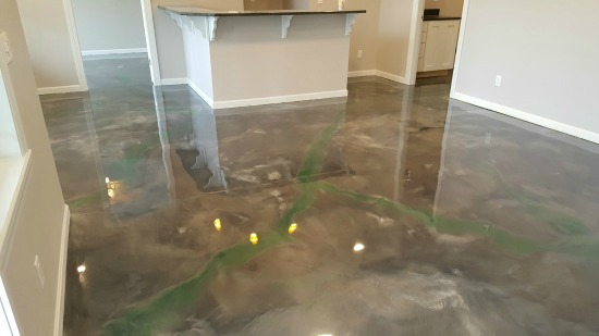 Reflector enhancer epoxy floor in Maine