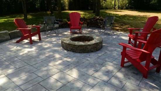 stamped concrete ashlar slate pattern