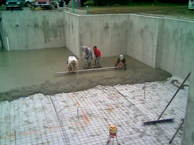 Pouring concrete floor deals