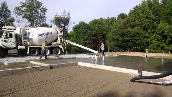 Concrete floor Hallowell Maine