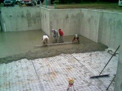 Maine concrete floor