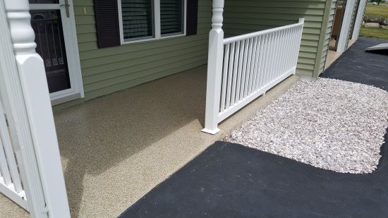 Epoxy floor in Waterville, Me