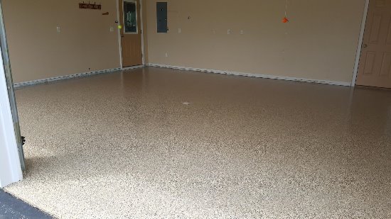 Epoxy floor in Oakland, Me