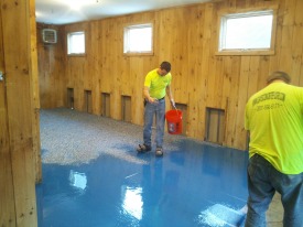 Maine concrete epoxy floor paint