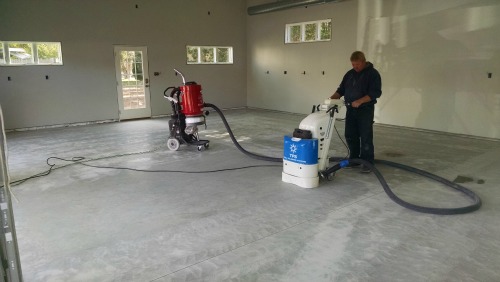 Prep for epoxy coating in Maine