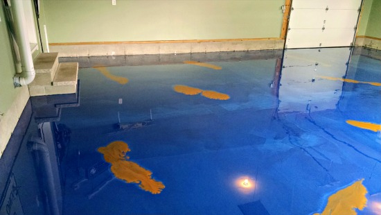 Reflector enhancer epoxy floor in Maine