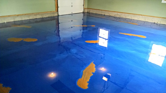 Reflector enhancer epoxy floor in Maine